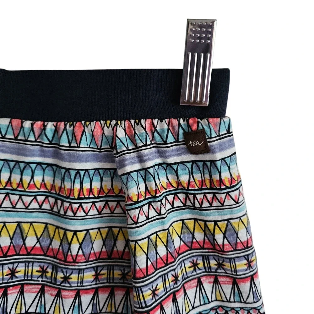 Tea Collection‎ Skirt Colorful Geometric Print Girls Size 10